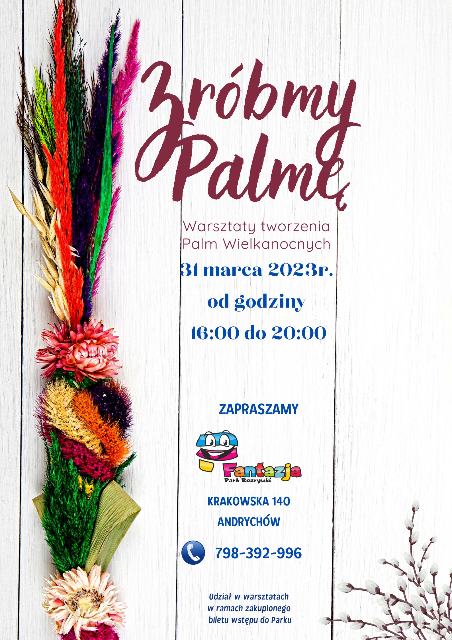 Warsztaty tworzenia Palm Wielkanocnych