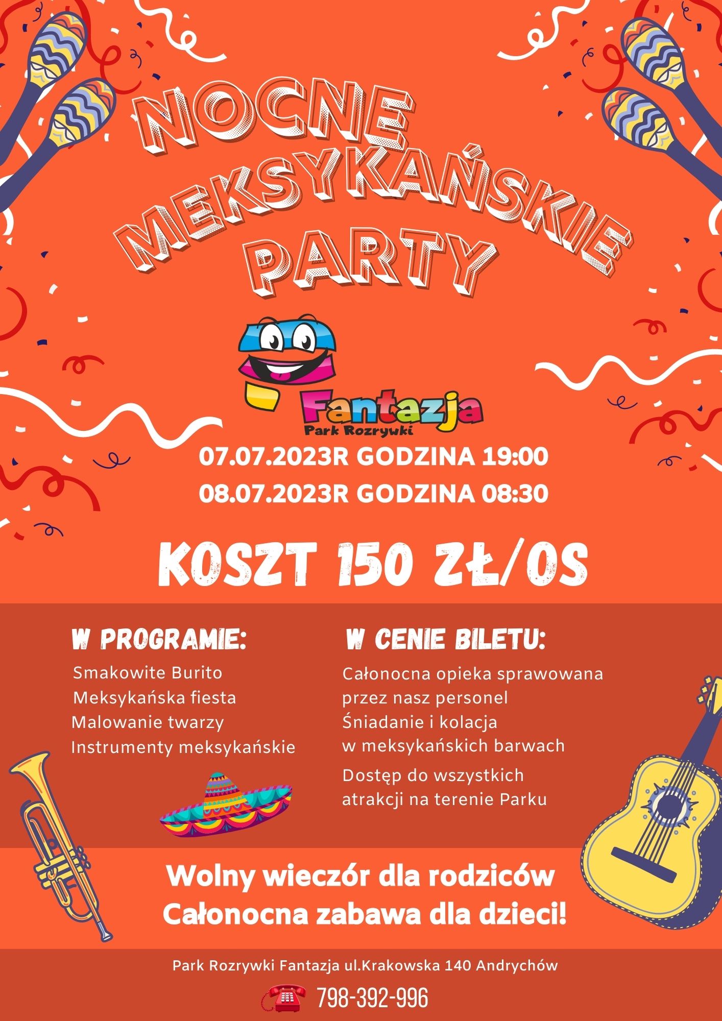 Nocne MEKSYKAŃSKIE PARTY w Fantazji!
