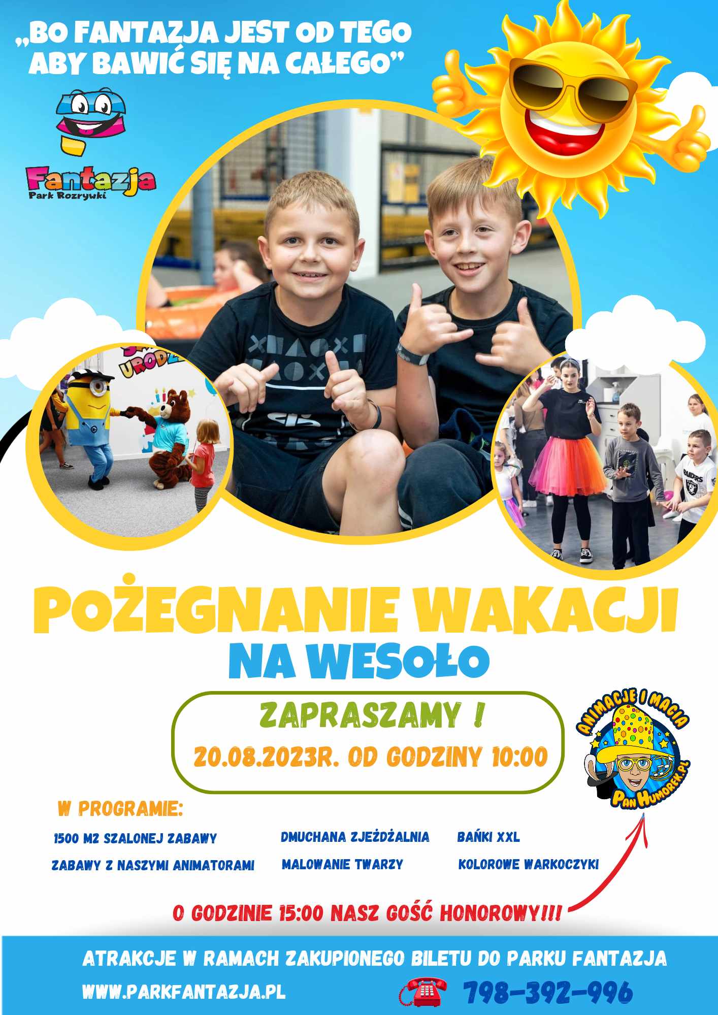 Pożegnanie wakacji na wesoło