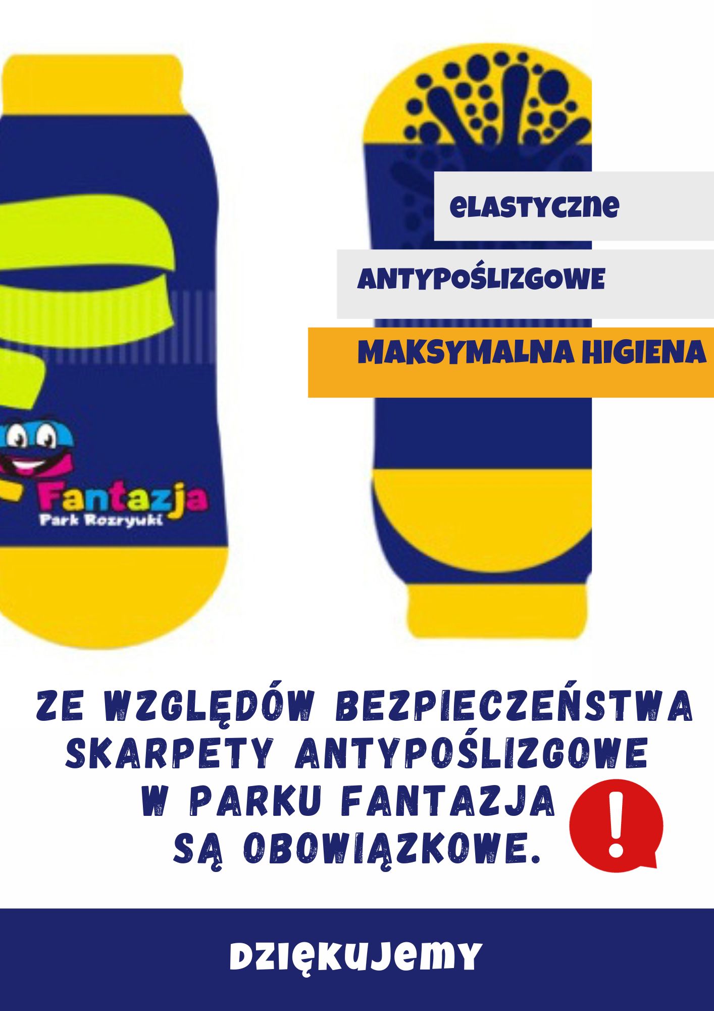 Obowiązek Skarpet Antypoślizgowych